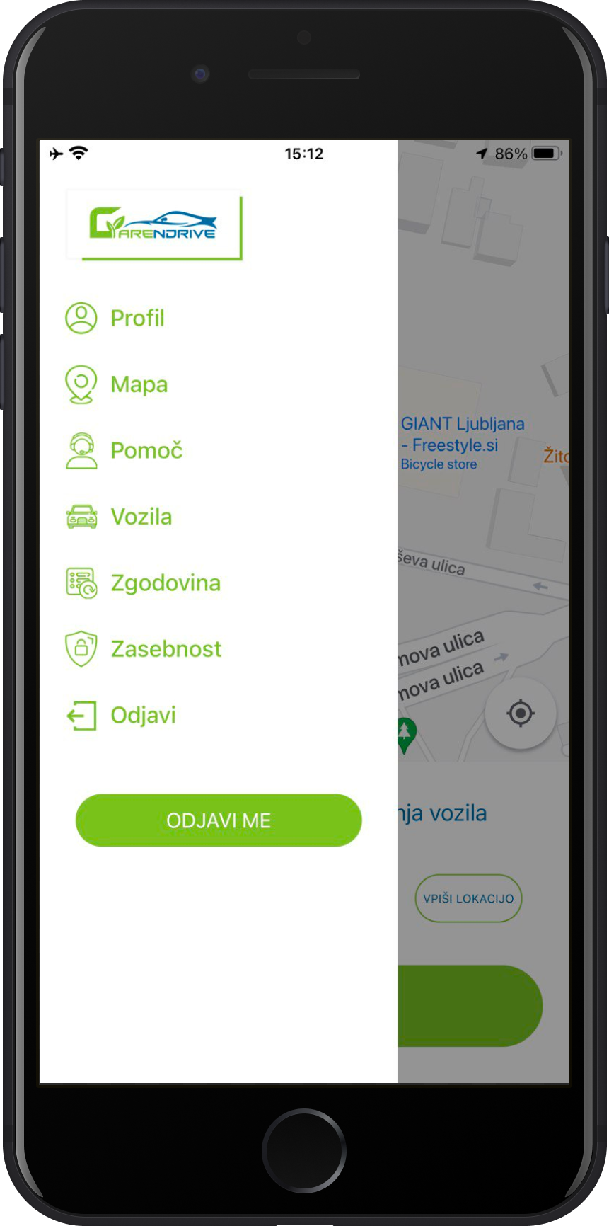 CareNDrive Mobile App,