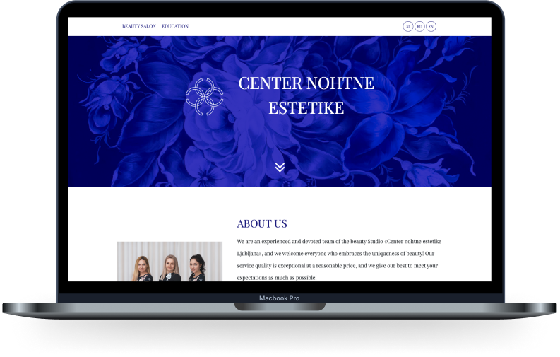 Center Nohtne Estetike Web Page
